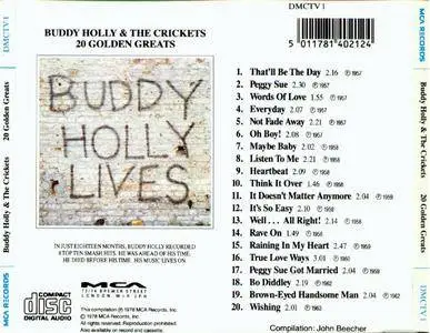 Buddy Holly - 20 Golden Greats (1978) [DMCTV1]