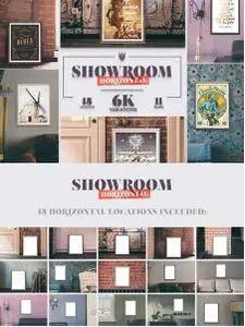 CreativeMarket - Showroom Frames Horizontal Mockups