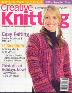 Creative Knitting - September 2005