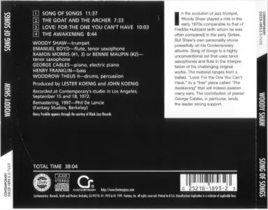 Woody Shaw - Song of Songs (1972) [Remastered 1997]