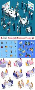 Vectors - Isometric Business People 32