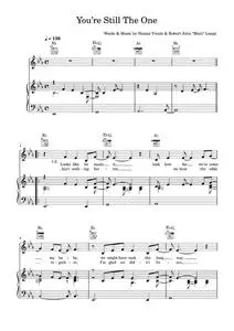 You're Still The One - Shania Twain (Piano-Vocal-Guitar (Piano Accompaniment))