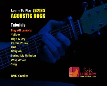 Learn To Play - Easy Acoustic Rock - Volume 1