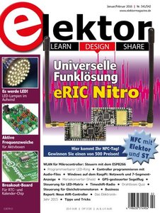 Elektor Electronics Germany - Januar/Februar 2016