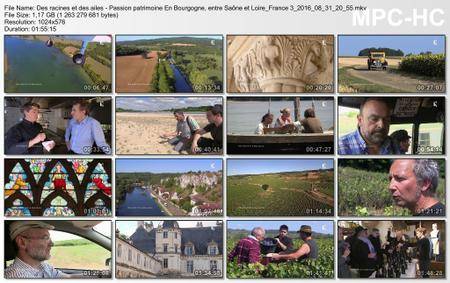 (Fr3) Des racines et des ailes - Passion patrimoine : En Bourgogne, entre Saône et Loire (2016)