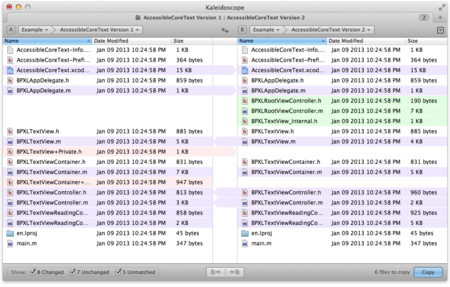 Kaleidoscope v2.0.0 Mac OS X