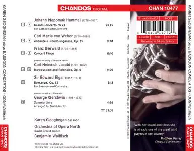 Karen Geoghegan, Benjamin Wallfisch, Orchestra of Opera North - Bassoon Concertos (2008)