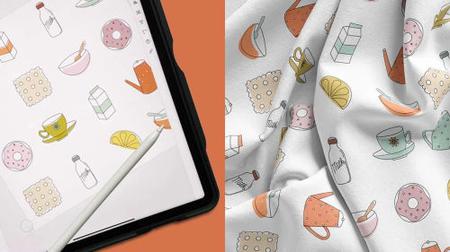 Fabric Design: From Sketch to Vector Using Adobe Illustrator on the iPad