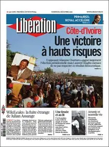Libération - Vendredi 03 Décembre 2010
