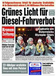 Kronen Zeitung Steiermark - 28. Februar 2018