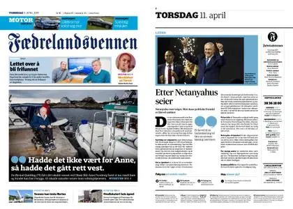 Fædrelandsvennen – 11. april 2019