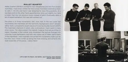 Steve Reich - WTC 9/11, Mallet Quartet, Dance Patterns - Kronos Quartet (2011) {CD+DVD Nonesuch 528236-2}