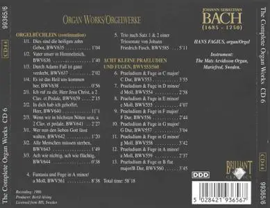 J.S.Bach - The Complete Organ Works CD 6 - Hans Fagius