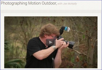 Kelbyone - Photographing Motion Outdoor with Joe McNally