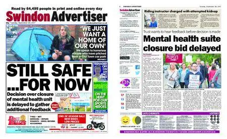 Swindon Advertiser – September 26, 2017