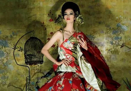 Fei Fei Sun by Steven Meisel for Vogue US May 2015
