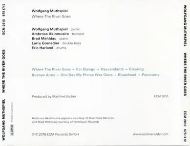 Wolfgang Muthspiel - Where the River Goes (2018)