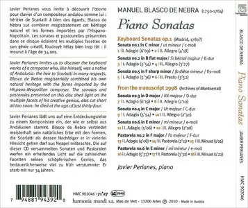 Javier Perianes - Manuel Blasco de Nebra: Piano Sonatas (2010)