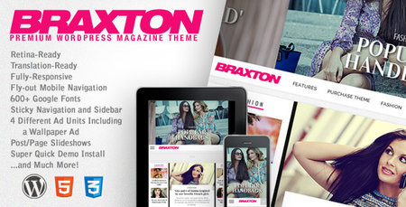 Braxton v1.0.8 – ThemeForest Premium WordPress Magazine Theme