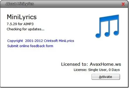 MiniLyrics 7.5.29