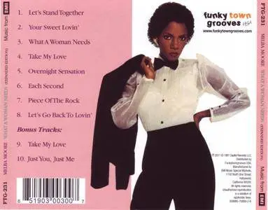 Melba Moore - What A Woman Needs (1981) [2011, Remastered & Expanded Edition] *Re-Up* *New Rip*