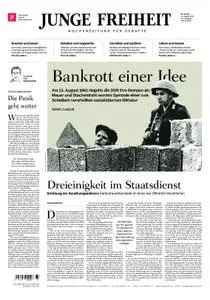 Junge Freiheit - 11. August 2021