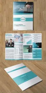CreativeMarket Corporate Bifold Brochure-V04
