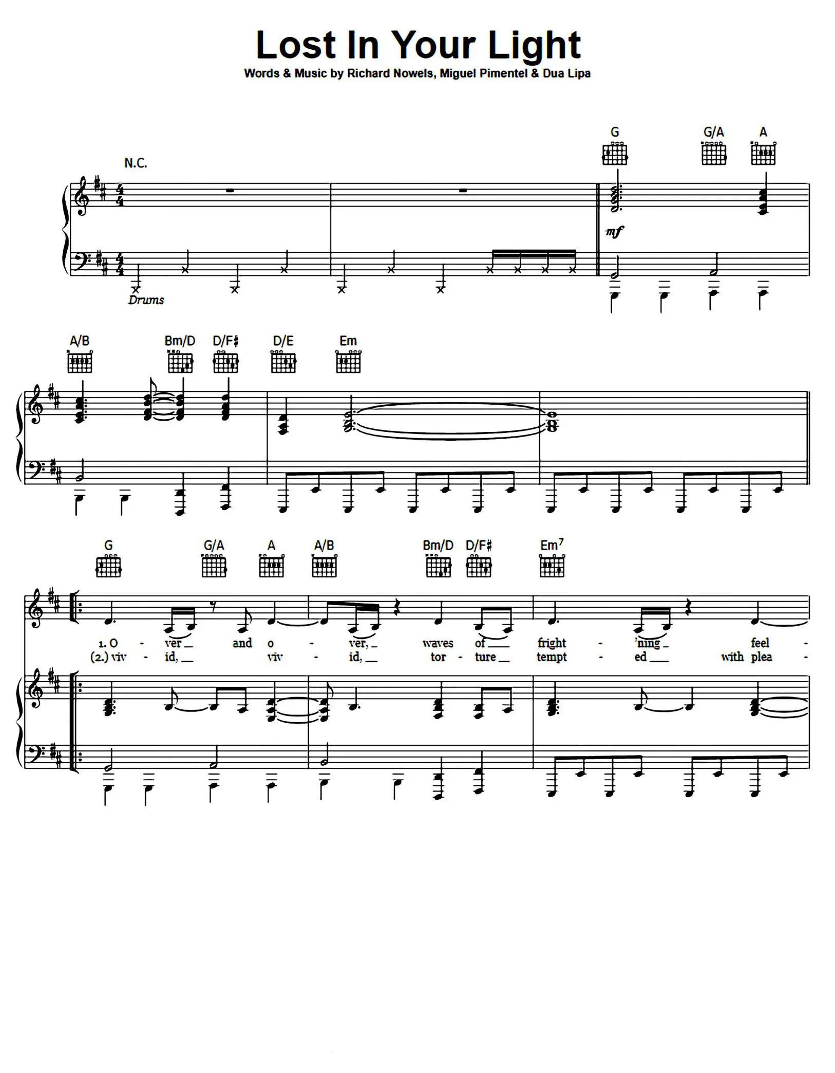 Dua Lipa feat Miguel - Lost In Your Light