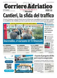 Corriere Adriatico Pesaro - 27 Settembre 2024