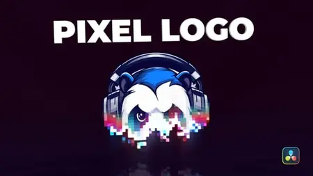 Pixel Burning Logo for DaVinci Resolve 56510667