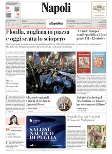 la Repubblica Napoli - 3 Ottobre 2025