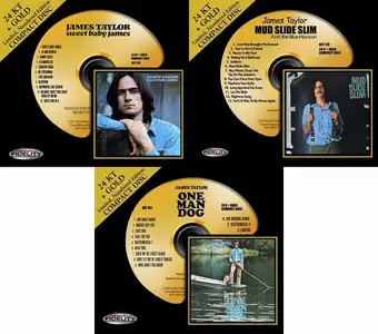 James Taylor - 3 Studio Albums (1970-1972) [Audio Fidelity, 24 KT + Gold CD, 2010-2012]