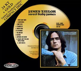 James Taylor - 3 Studio Albums (1970-1972) [Audio Fidelity, 24 KT + Gold CD, 2010-2012]