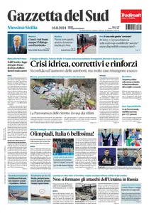 Gazzetta del Sud Messina - 10 Agosto 2024