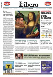 Libero - 8 Febbraio 2026