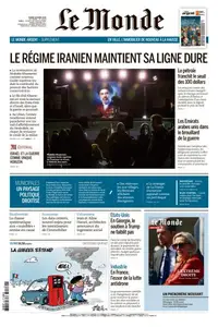 Le Monde du Mardi 10 Mars 2026