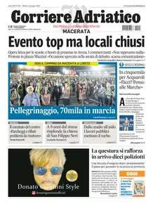Corriere Adriatico Macerata - 14 Giugno 2025