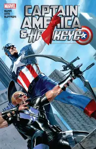 Captain America and Hawkeye 001 2012 digital Marika
