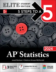 AP Statistics 2024 (5 Steps to a 5), Elite Student Edition