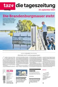 taz die tageszeitung  - 23 September 2024