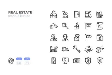 EE - Real Estate Doodle Icon NXUAD69