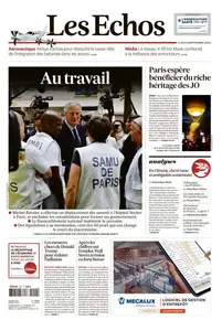 Les Echos du Lundi 9 Septembre 2024