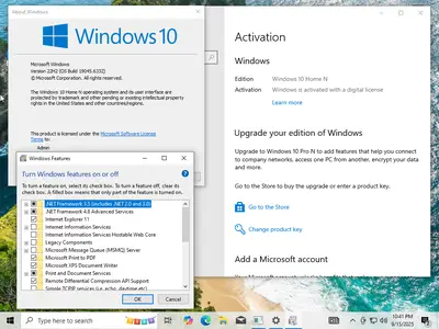 Windows 10 22H2 build 19045.6332 AIO 16in1 Multilingual (x64) Preactivated September 2025