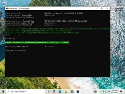 Windows 10 22H2 build 19045.6332 AIO 16in1 Multilingual (x64) Preactivated September 2025