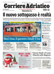 Corriere Adriatico Macerata - 7 Dicembre 2024