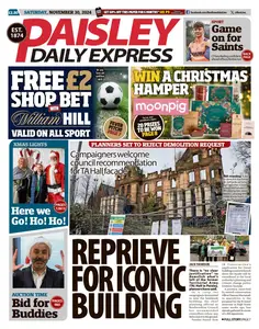 Paisley Daily Express - 30 November 2024