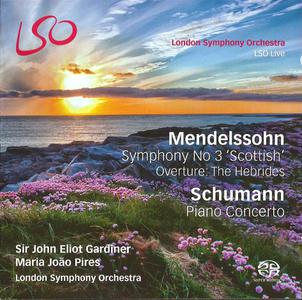 Maria João Pires, John Eliot Gardiner - Mendelssohn: Symphony No. 3 / Schumann: Piano Concerto (2014)