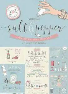 CreativeMarket - Salt & Pepper font duo