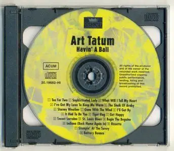 Billy Kyle & Art Tatum - Havin' A Ball (1995) {2CD Set, History 20.1968-HI rec 1937-1941}