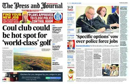 The Press and Journal Highlands and Islands – September 29, 2017